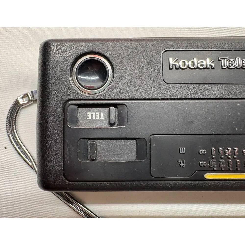 Kodak Tele-EKTRA 2 Camera with Case Untested Vintage Compact 110 Film